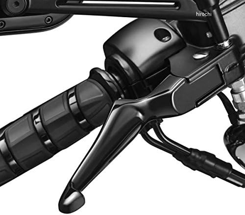Kuryakyn 1847 Motorcycle Handlebar Accessory: Boss Blades Clutch and Brake Trigger Levers for 1996-2017 Harley-Davidson Motorcycles with Cable Clutch, Gloss Black, 1 Pair