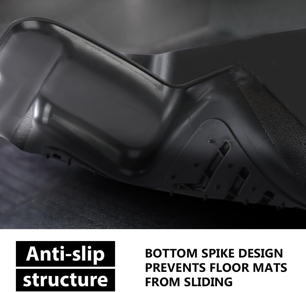 G-PLUS Rear Trunk Mat Compatible with Honda HRV 2023 2024 2025 TPE All Weather Full Cover Protection 1 Piece Black Cargo Mats Floor Mats