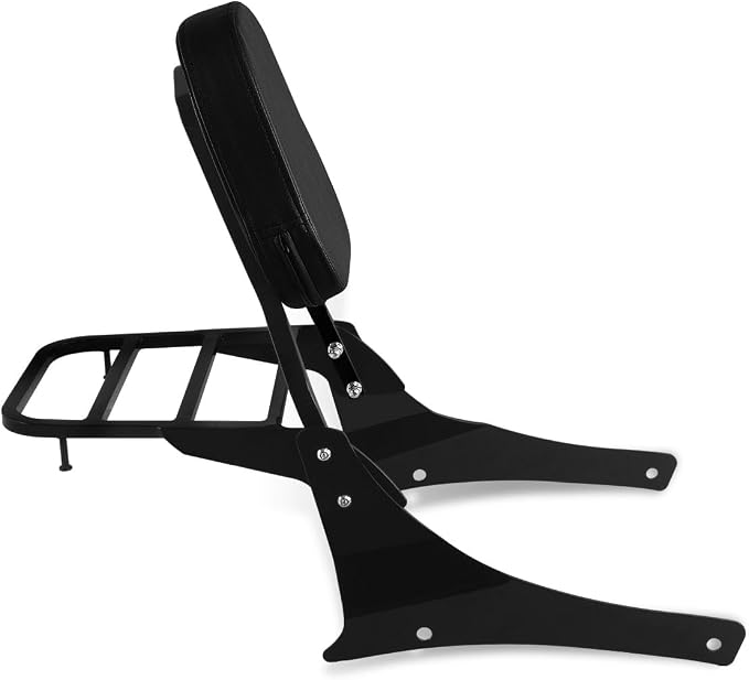 Sissy Bar & Luggage Rack for Suzuki Volusia VL800(Black) | 2001-2011 Passenger Backrest