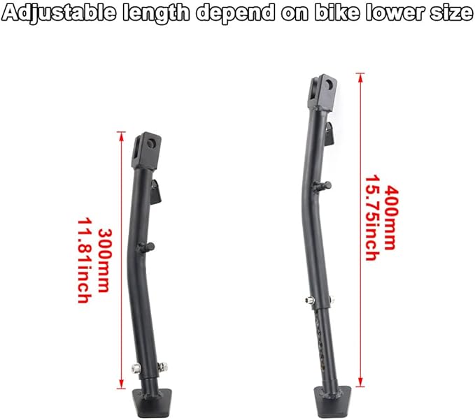 xitomer 0-3'' Motorcycle Adjustable Large Kickstand Fit for DRZ400S 2024 2023 2022 2021 DRZ400S 2020 2019 2018 DRZ400SM 1993-2024 Side Stand Bracket Foot Side Support