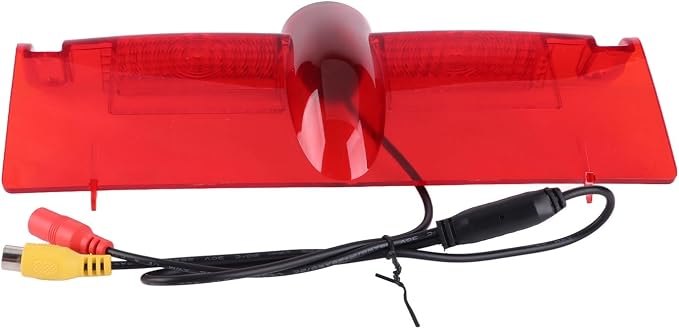 Rear View Camera, Backup Camera for Van 2003-2017 3rd Brake Light Mount, 170° Wide Angle Reverse Camera with No Drill Installation, PC Housing