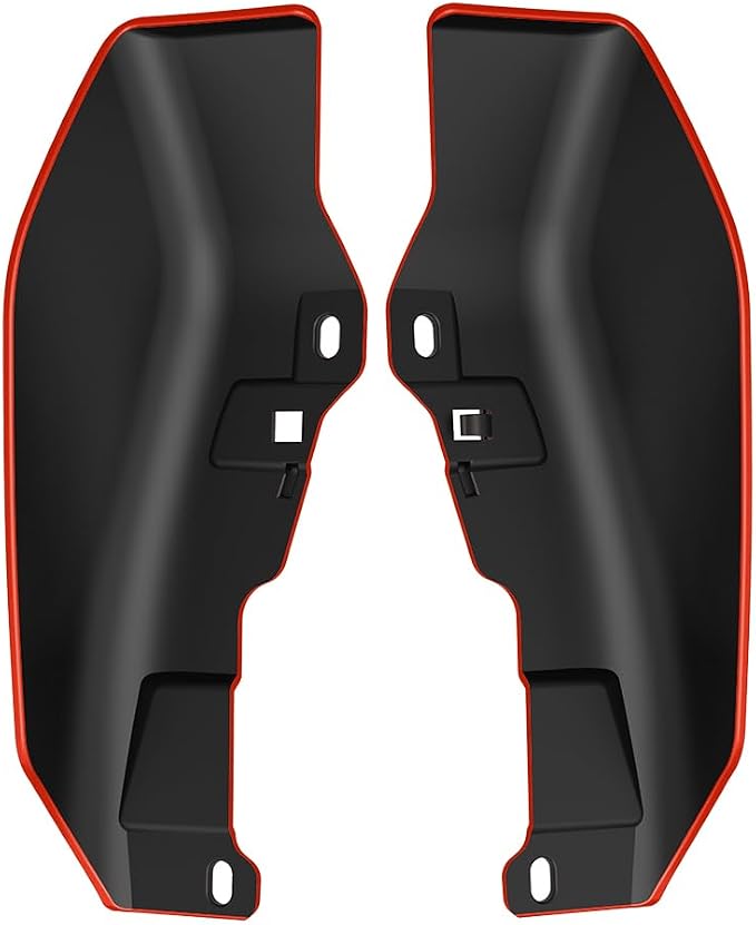 Color - Matched Mid Frame Air Deflectors Heat Shield, Perfectly Fit for Harley Touring Models 2009-2026 Legendary Orange