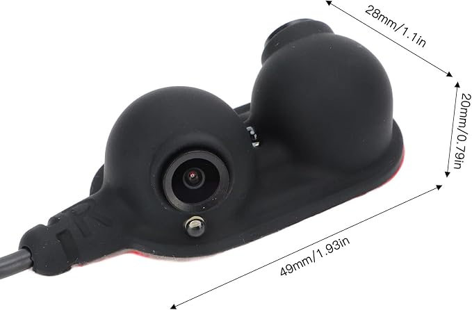 Blind Spot Mirrors Car Door Side View Blind Spot Camera Night Vision IP68 for Truck RV Van Trailer Emergency Vehicle(Right)