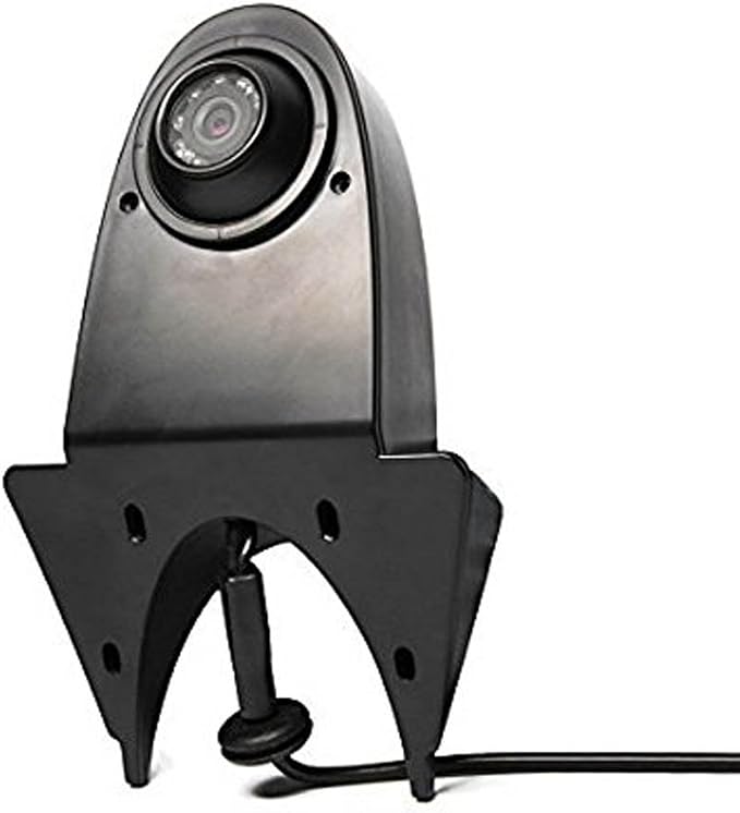 Universal Camera Car Top Mount Brake Lamp Light Rear View Reverse Parking Camera,replacement for Citroen Berlingo Jumper Jumpy Nemo Dacia Dokker Van Nissan Navara HD for all RV models (Black Camera)