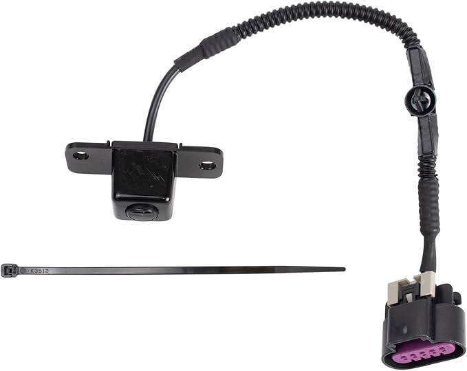 TRQ Rear View Camera Compatible with 2007-2008 Cadillac Escalade EXT Chevrolet Avalanche