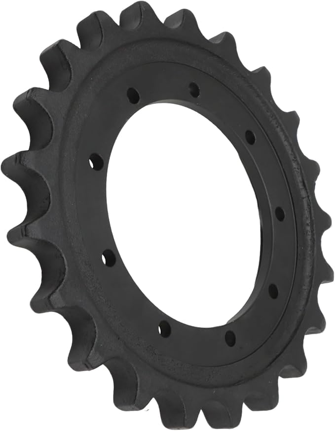 Gear Drive Sprocket Compatible with KX71-3 U35 Mini Excavator | 2039666, 21 Teeth, 9 Mounting Holes, Track Drive Gear Sprocket, Integrated One-piece Sprocket Unit, Stable Power Transmission