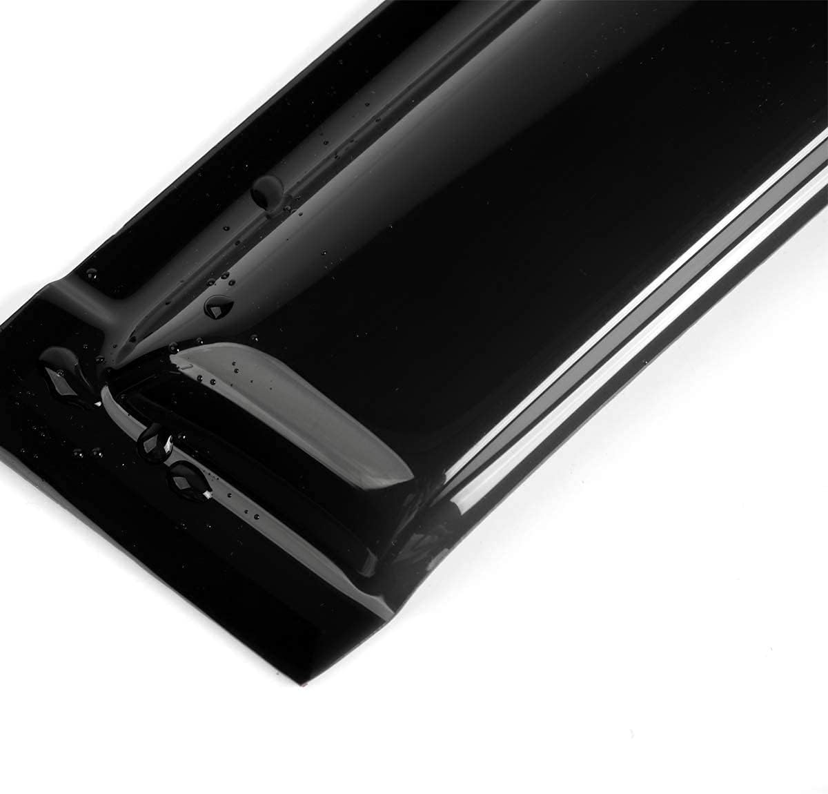94100 Side Window Deflector Visor Rain Guard fit for 2009-2015 Nissan Maxima,4pcs Outside Mount Tape-on Shatterproof Dark Smoke Window Shades
