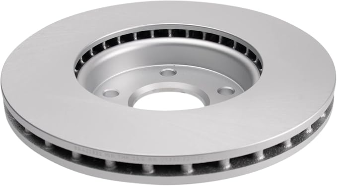 TRQ Front Brake Rotor Set G Coated Vented Compatible with 2013-2018 Ford C-Max 2012-2018 Focus