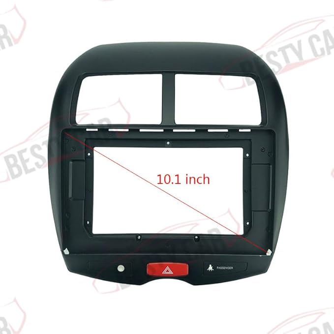 Fits for Mitsubishi ASX Peugeot 4008 Cirroen C4 Mitsubishi RVR Outlander Sport Car Radio Stereo Fascia Frame Double DIN 10.1 inch Dash Installation Mounting Kit