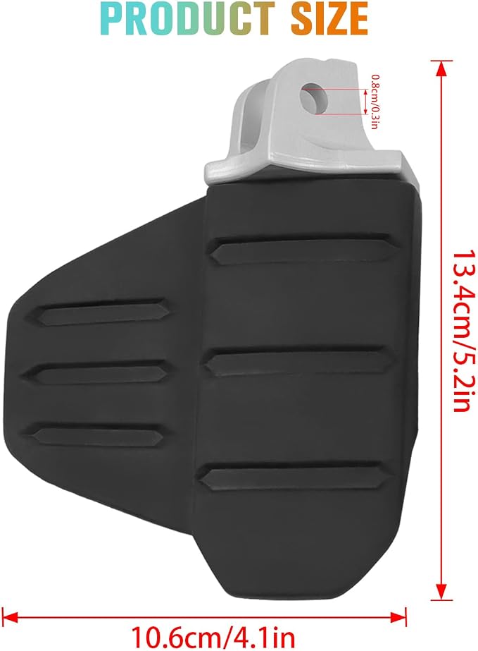 Front Footpeg Footboard for Goldwing Gl 1800 GL1800 Tour DCT 2018-2026, Motorcycle Rider Wide Footrest Highway Foot Peg Pedal