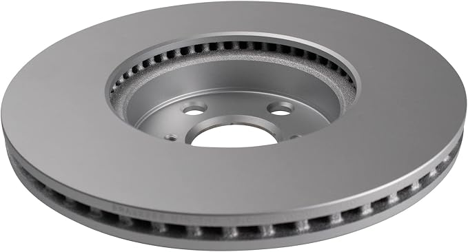 TRQ Front Brake Rotor Set G Coated Vented Compatible with 2009-2010 Pontiac Vibe 2008-2014 Scion xD 2009-2019 Toyota Corolla 2009-2013 Matrix