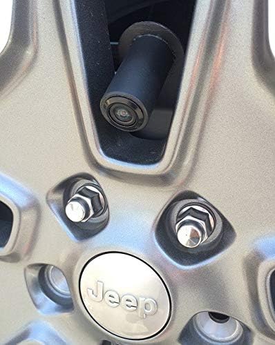 EchoMaster Jeep Wrangler JK Spare Tire Mount AHD Backup Camera for Aftermarket Radios, IP67 Waterproof for 4x4 Off-Road Driving, Selectable Reverse Parking Lines, Wide Viewing Angle, Easy Install