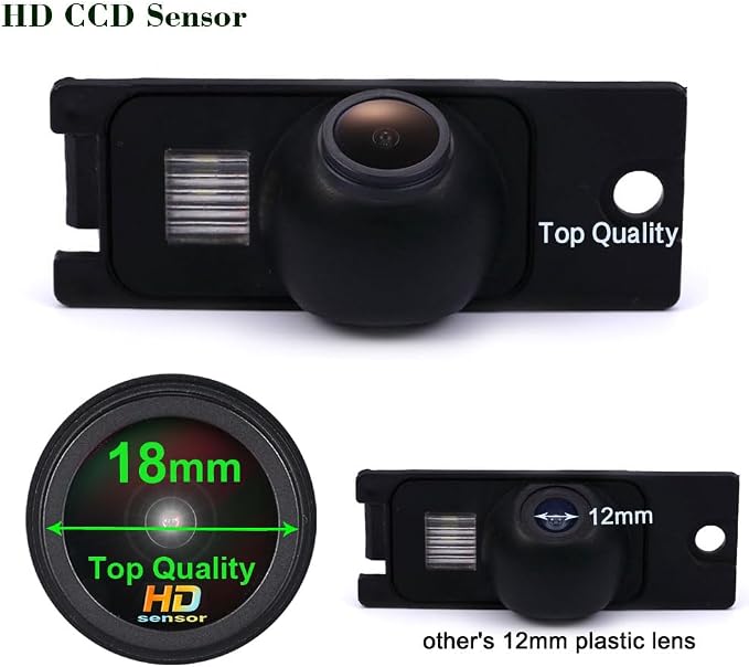 1280 * 720 1000 TV Lines Car Backup Camera Reverse Parking vehichle Camera Replacement for Volvo S60 S80 V70 S40 S40L V40 V50 S60L V60 XC60 C70 XC70 S80L XC90 Waterproof Night Vision