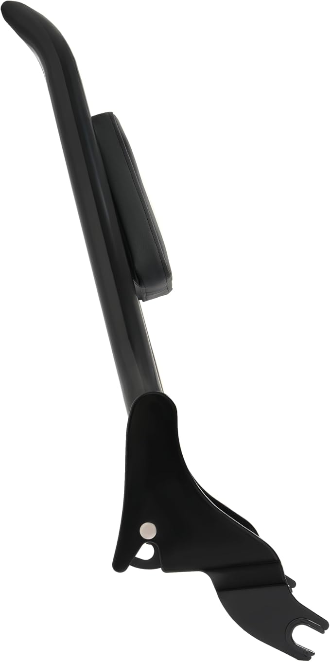 ALMULOO Detachable Motorcycle Backrest Sissy Bar Compatible with 2009-2024 Harley Touring Road King CVO Street Glide Electra Glide Road Glide Ultra Limited, 22" Black