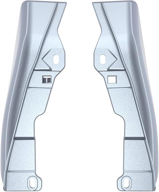 Advanblack 2024 RG Mid Frame Air Deflectors Compatible for Harley Touring Street Glide, Road King, Electra Glide, 2009-2025(Atlas Silver)