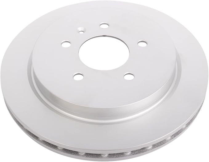TRQ Rear Brake Rotor Set G Coated Vented Compatible with 2003-2007 Cadillac CTS 2003-2004 Seville 2005-2011 STS