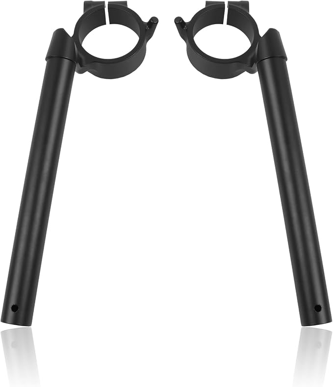 49mm Clip On Handlebars Replacement for Honda CBR1000RR 2014-2016 Left & Right Aluminum Motorcycle 7/8" Clip On Fork Tube Handlebars