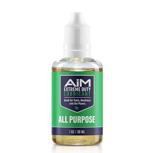 Planet Safe AIM Extreme Duty Lubricant 1oz- Made in The USA. Non-Toxic, Odorless, Multi-Purpose for Home, Garage, Doors, Hinges, Gym Equipment - Penetrates, Cleans, Lubricates, Protects, 3 in 1 Oil