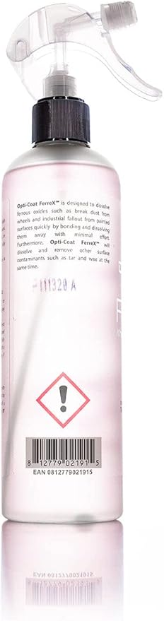 OPTI-COAT – FerreX Plus – Dissolve & Remove Ferrous Oxides, Brake Dust, & Fallout from Painted Surfaces; Works on Tar & Wax; Easy to Use (16 Fl. Oz.)