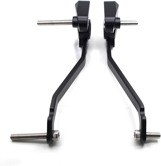 MZS Motorcycle Frame Sliders Compatible with RS660 2020-2025, Falling Anti Crash Protector Guards No Cut Kits Black