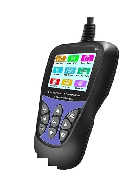 Automobile Fault Detector, V850 Car Diagnostic Scanner OBD2 Engine Check Automotive Code Reader Battery Multi-Languages