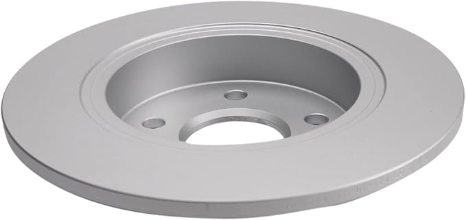 TRQ Rear Brake Rotor Set G Coated Solid Compatible with 2017-2023 Chevrolet Bolt EV 2022-2023 Bolt EUV 2016-2019 Cruze Volt