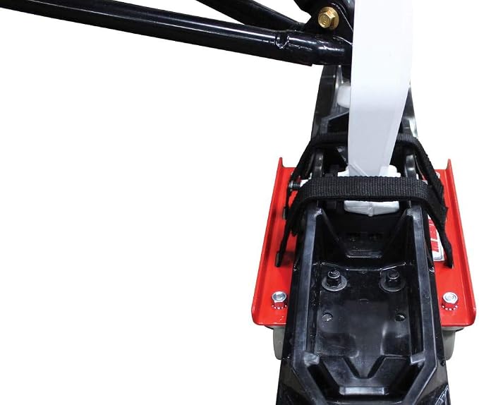 Extreme Max 5800.0228 V-Slides Snowmobile Dolly System - Steel, Red
