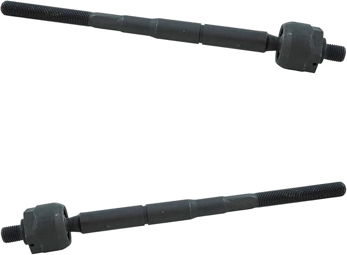 TRQ Front Inner Tie Rod Set 2 Piece Compatible with 2010-2016 Ford Flex 10-17 Taurus 10-16 Lincoln MKS 10-16 MKT