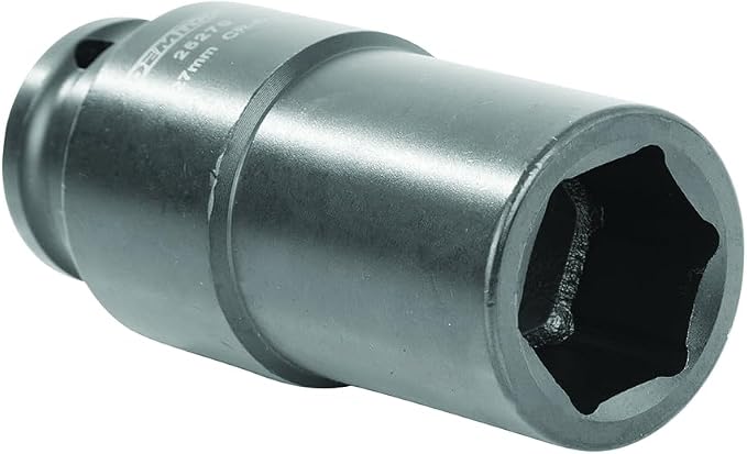 27mm Harmonic Balancer Socket, Heavy Duty Crank Bolt Removal Tool, 1/2" Drive Impact Socket for Crankshaft Pulley Bolts – OEMTOOLS 25279