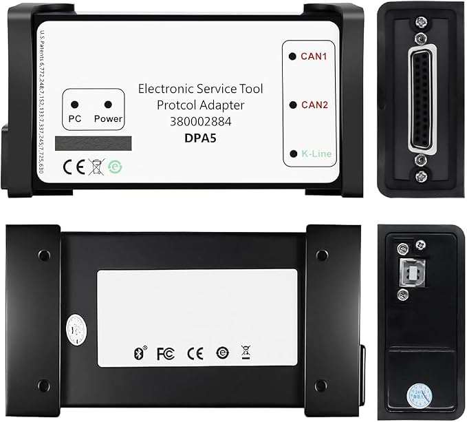 380002884 V8.6 EST DPA5 Diagnostic Tool Kit Dearborn Protocol Adapter 5 for New Holland Electronic Service Tools (EST) for Tractor Loaders 380002884