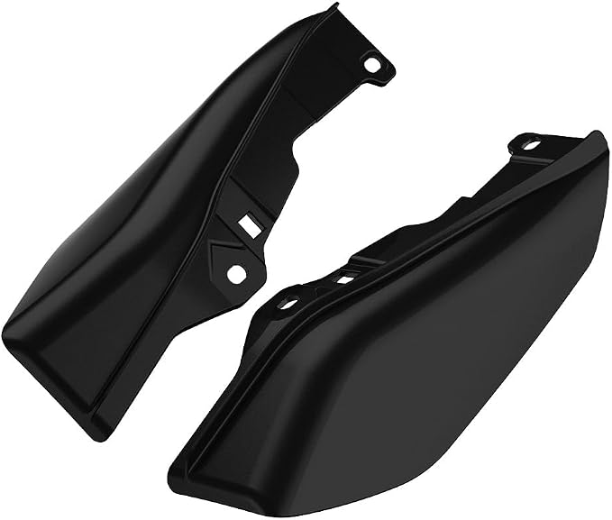 Color - Matched Mid Frame Air Deflectors Heat Shield, Perfectly Fit for Harley Touring Models 2009-2026 Raven Fade