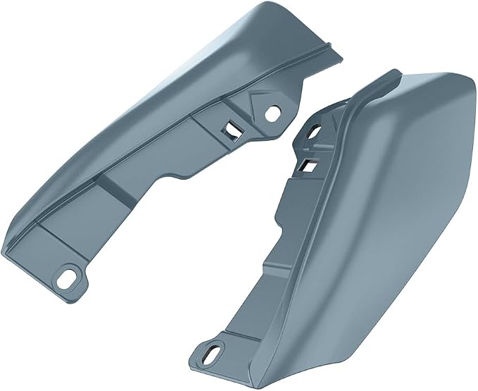 Color - Matched Mid Frame Air Deflectors Heat Shield, Perfectly Fit for Harley Touring Models 2009-2026 Sharkskin Blue