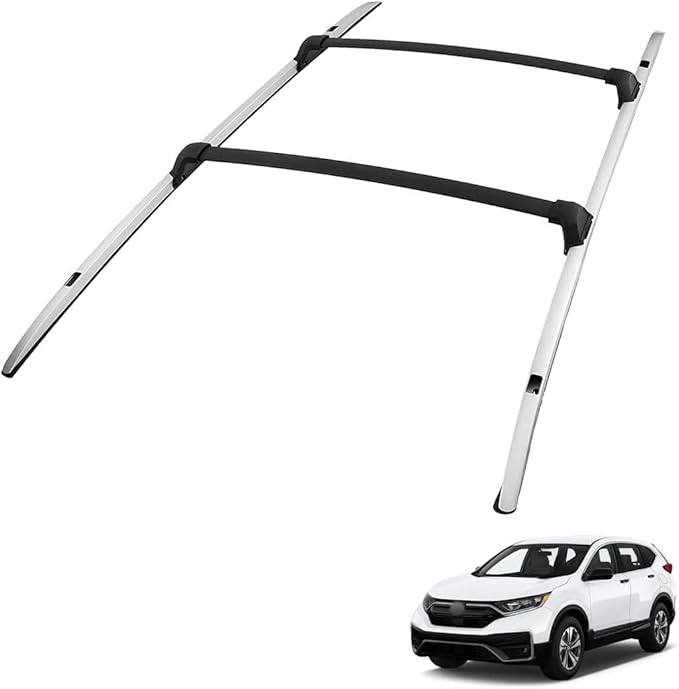 4Pcs Roof Rack Cross Bar Side Rails 2017-2022 for Honda CRV CR-V Luggage Carrier Aluminum