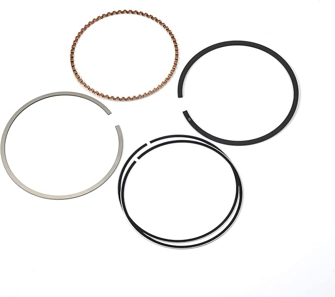MOTO1988 348cc Engine 83mm Cylinder Piston Ring Top End Rebuild Kit For YAMAHA Warrior 350 Raptor 350 Grizzly 350 Big Bear 350 Bruin 350 Wolverine 350 Moto 4 1987-2011 (silver)