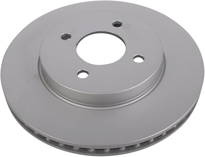 TRQ Front Brake Rotor Set G Coated Vented Compatible with 2012-2019 Nissan Versa 2014-2019 Versa Note
