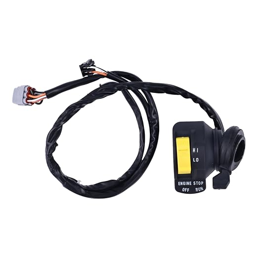 Left Handlebar Start Stop Kill Headlight Switch 37400-45G00 Compatible with Suzuki 2006-2009 LTR450 LTR450Z QuadRacer 450