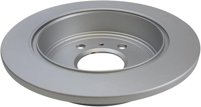 TRQ Rear Brake Rotor Set Solid G Coated Compatible with 2008-2009 Buick LaCrosse 2006-2010 Chevrolet Impala 2006-2007 Monte Carlo