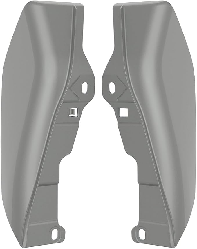 Color - Matched Mid Frame Air Deflectors Heat Shield, Perfectly Fit for Harley Touring Models 2009-2026 Dark Platinum