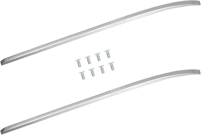 4Pcs Side Rails + Cross Bars for 2012-2016 Honda CRV CR-V OE Style Roof Rack Luggage Carrier Silver