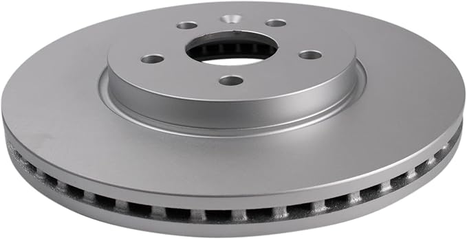 TRQ Front Brake Rotor Set G Coated Vented Compatible with 2013-2022 Buick Encore 2013-2014 Chevrolet Sonic 2015-2022 Chevrolet Trax