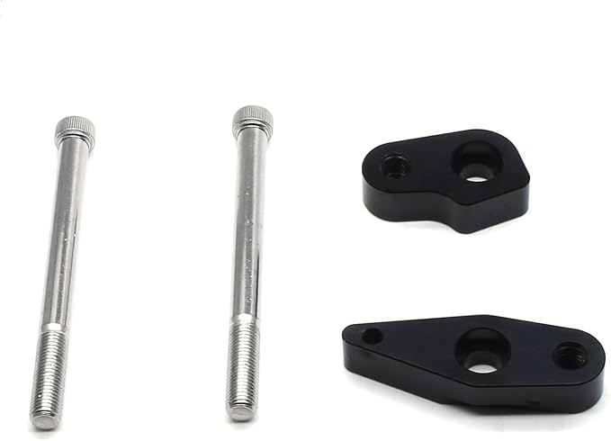 MZS Motorcycle Frame Sliders Compatible with EX 650 EX650 ER6F ER6N 2012-2016, Racing Falling Crash Protector Guards Frame Crash Pads No Cut Kits Black