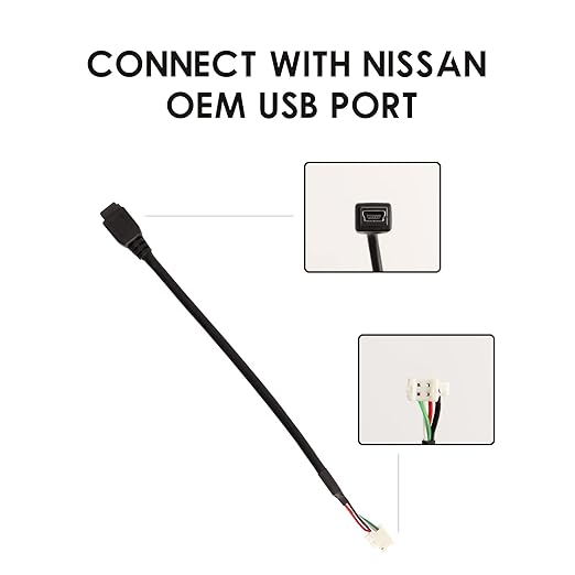 16-Pin Car Radio Wiring Harness Canbus Box for Nissan Qashqai Rogue X-Trail 2014-2022, Retain Factory Rear Camera 360 Camera Steering Wheel Control Bose AMP, Plug & Play for Android Storeo