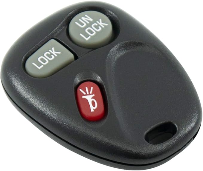 Keyless2Go Replacement for Keyless Entry Car Key Vehicles That Use 3 Button 15732803 KOBUT1BT - 2 Pack