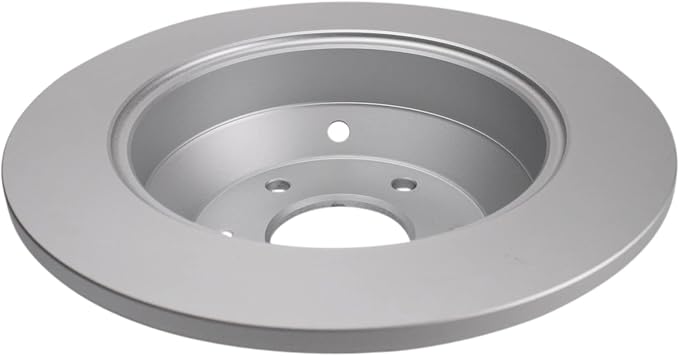 TRQ Rear Brake Rotor Set G Coated Solid Compatible with 2010-2018 Hyundai Santa Fe 2013-2018 Santa Fe Sport 2019 XL 2015-2021 Kia Sedona 2011-2015 Sorento