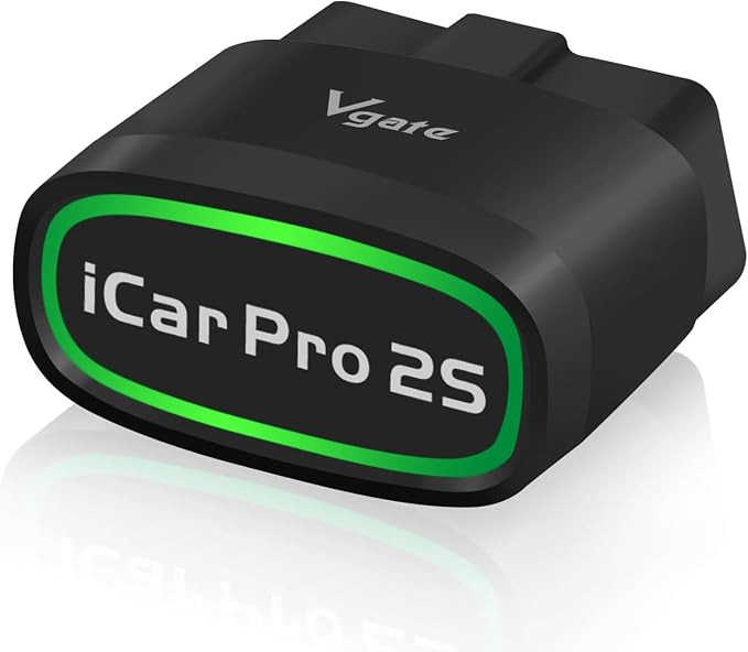 Vgate iCar Pro 2S Bluetooth OBD2 Code Reader BLE 5.2 OBD2 Scanner OBDII Fault Diagnostic Scan Tool for iPhone, iOS, Android, and Windows - [Upgraded Version of iCar Pro]