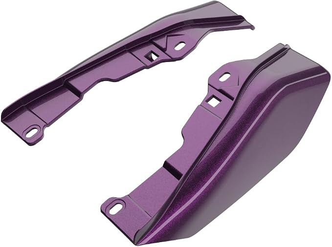 Advanblack 2025 RG Mid Frame Air Deflector, Poison Berry Harley Air Deflector Heat Shield Compatible for Harley Touring Street Glide, Road King, Electra Glide, 2009-2025