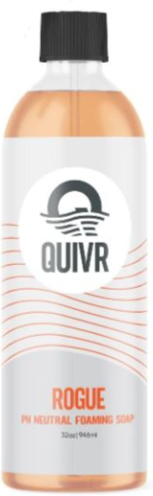 QUIVR Rogue Neutral Foaming Soap - 32 oz. Premium pH Neutral Car Wash Soap Concentrate High Foam Formula for Ceramic-Coated & Painted Vehicles, Clean Rinse, Gentle on Paint