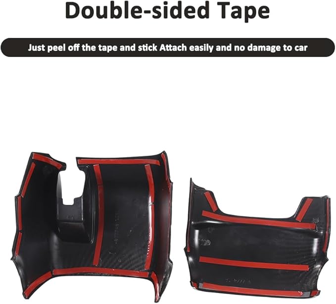 Car Steering Wheel Base Upper Trim For Subaru BRZ Toyot@ 86 2022-2023 Interior Steering Wheel Base Decoration Accessories (Carbon Fiber)
