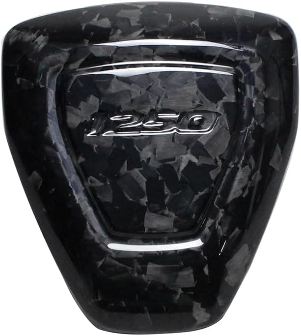100% Black Carbon Fiber Side Cover Bodywork with Marbling Drawing Compatible with Harley Davidson 2022-2024 Pan America, Sportser S RH1250S (Debirs Drawing)