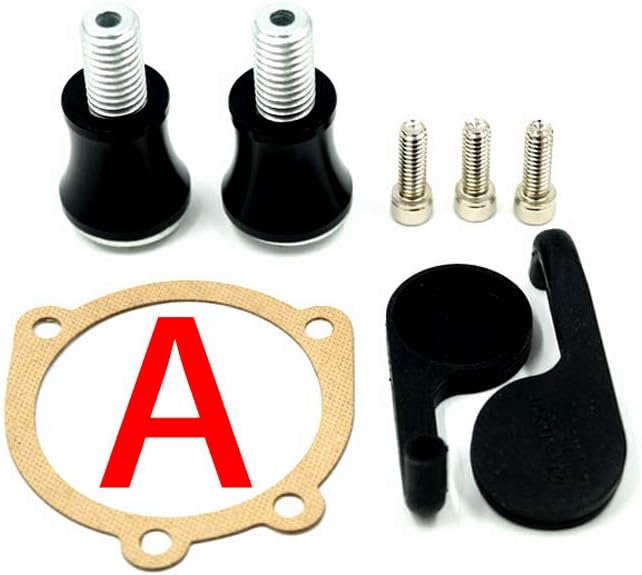 Motorcycle Turbine Air Cleaner Intake Filter Cnc Cut Kit Black for Harley Sportster XL 883 XL 1200 2007-2018 Fitment A (Blue)